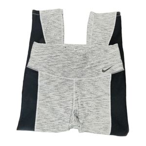 Nike Dri-Fit Grey & Black Leggings L
